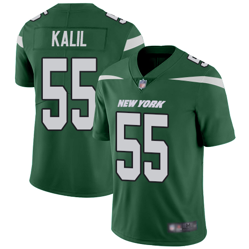 New York Jets Limited Green Youth Ryan Kalil Home Jersey NFL Football 55 Vapor Untouchable